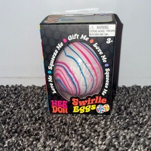 Swirlie Eggs Squeeze Toy - Pink & Blue